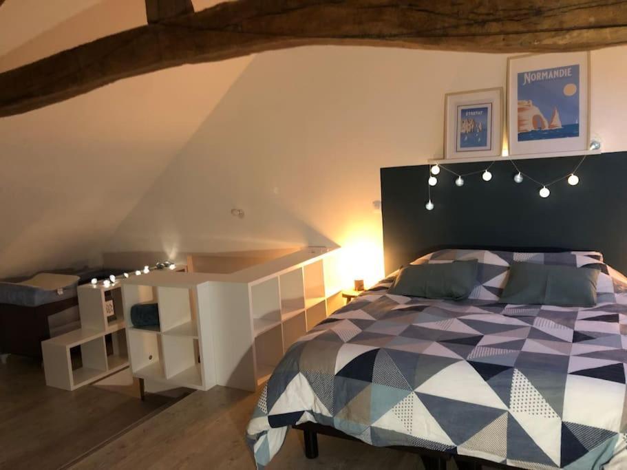 Maison Sur La Place Du Village D'Ourville En Caux מראה חיצוני תמונה