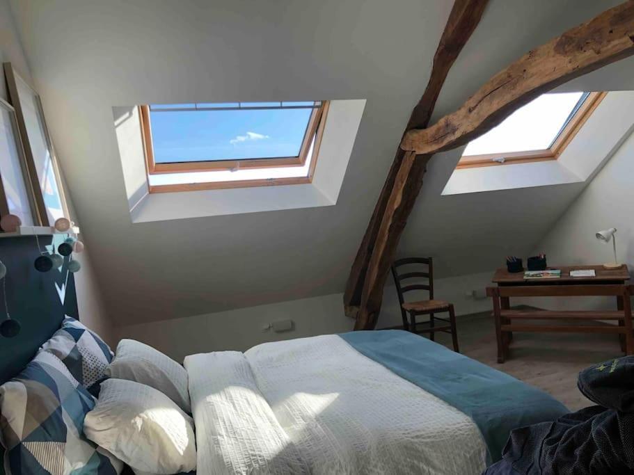 Maison Sur La Place Du Village D'Ourville En Caux מראה חיצוני תמונה