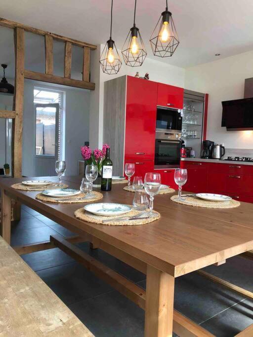 Maison Sur La Place Du Village D'Ourville En Caux מראה חיצוני תמונה